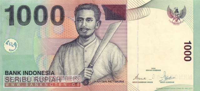 Indonesia - 1.000 Rupiah (#141b_UNC)