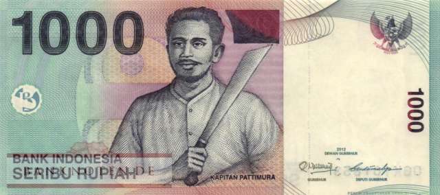 Indonesien - 1.000  Rupiah (#141l_UNC)