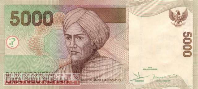 Indonesien - 5.000 Rupiah (#142d_UNC)