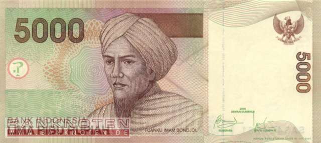 Indonesia - 5.000  Rupiah (#142i_UNC)