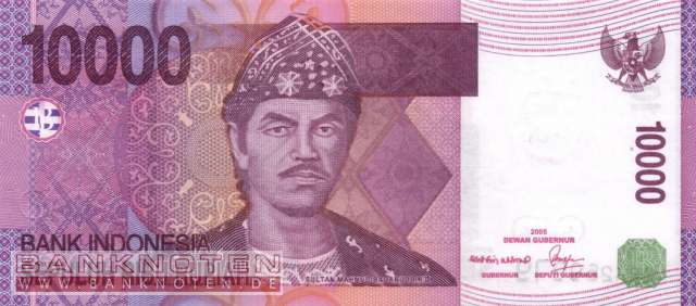 Indonesia - 10.000  Rupiah (#143a_UNC)