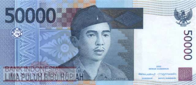 Indonesien - 50.000  Rupiah (#145a_UNC)