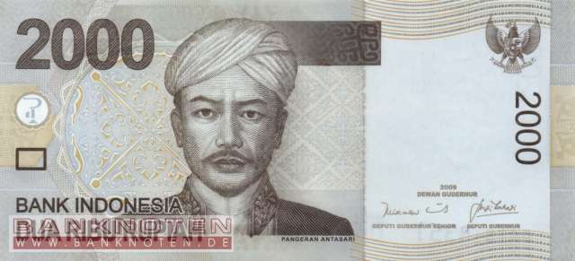 Indonesien - 2.000  Rupiah (#148a_UNC)