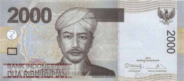 Indonesien - 2.000  Rupiah (#148d_UNC)