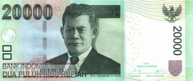 Indonesien - 20.000  Rupiah - Ersatzbanknote (#151eR_UNC)