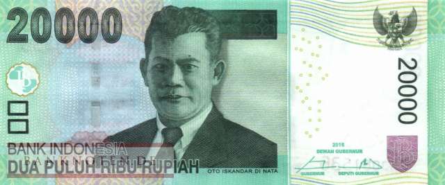 Indonesia - 20.000  Rupiah (#151f-1_UNC)