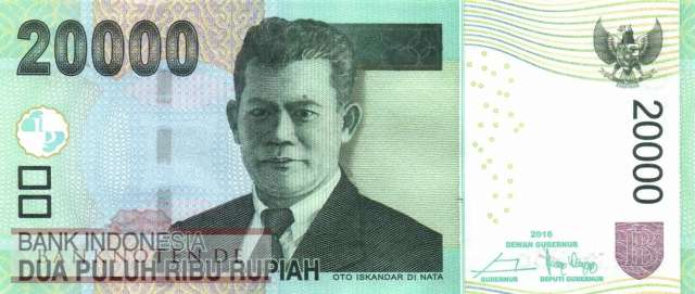 Indonesien - 20.000  Rupiah (#151f-2_UNC)