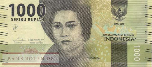 Indonesia - 1.000  Rupiah - Replacement (#154cR-U1_UNC)