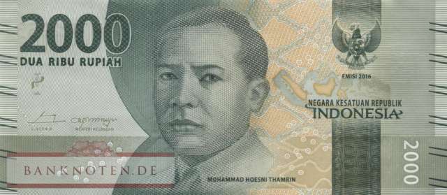 Indonesien - 2.000  Rupiah - Ersatzbanknote (#155aR_UNC)