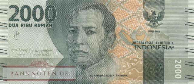 Indonesia - 2.000  Rupiah (#155c-U2_UNC)
