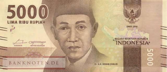 Indonesia - 5.000  Rupiah (#156c-U1_UNC)