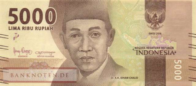Indonesien - 5.000  Rupiah (#156f_UNC)