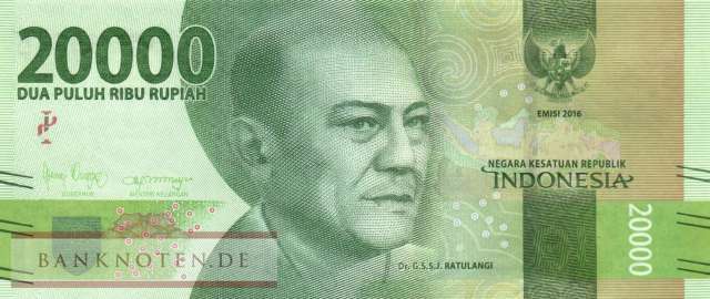 Indonesia - 20.000  Rupiah (#158e_UNC)