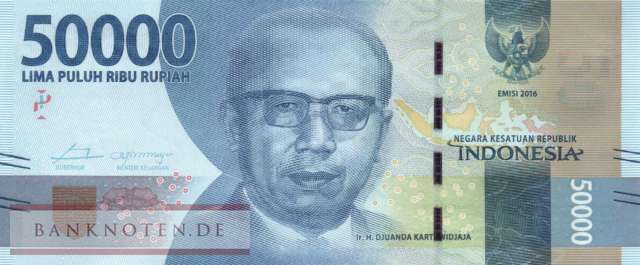 Indonesia - 50.000  Rupiah (#159b_UNC)