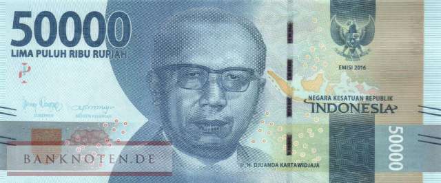 Indonesia - 50.000  Rupiah (#159f_UNC)