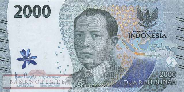 Indonesia - 2.000  Rupiah (#163d_UNC)