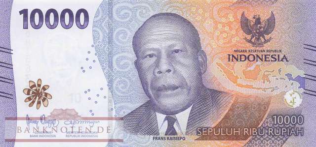 Indonesia - 10.000  Rupiah (#165d_UNC)
