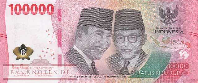 Indonesia - 100.000  Rupiah (#168d_UNC)