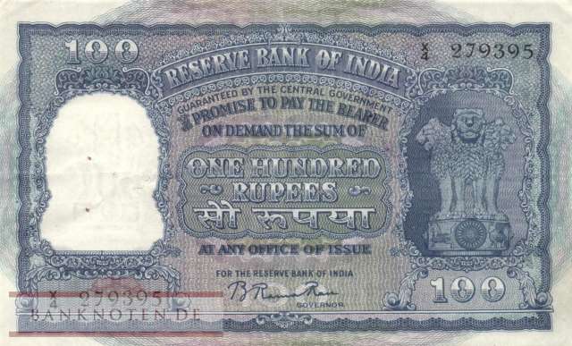 India - 100  Rupees (#042a_XF)