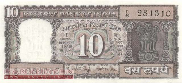 Indien - 10  Rupees (#060i_UNC)