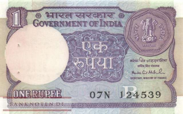 Indien - 1  Rupee (#078Ah_UNC)