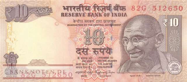 Indien - 10  Rupees (#102h_UNC)