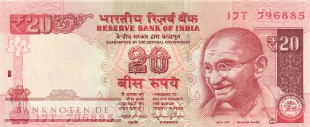 India - 20  Rupees - Replacement (#103ac_UNC)