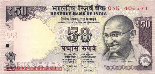 Indien - 50  Rupees (#104a_UNC)