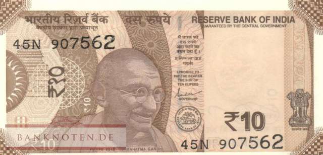 Indien - 10  Rupees (#109l_UNC)