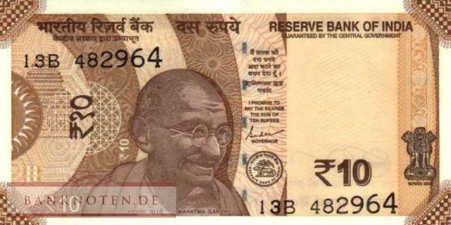 India - 10  Rupees (#109m_UNC)