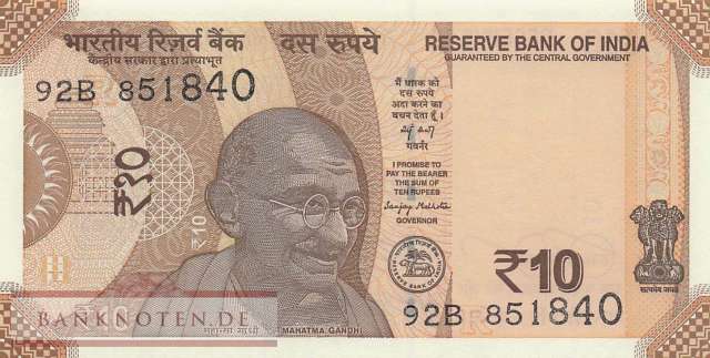 India - 10  Rupees (#109y_UNC)