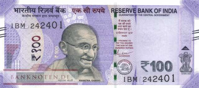 Indien - 100  Rupees (#112g_UNC)