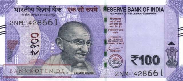 India - 100  Rupees (#112t_UNC)