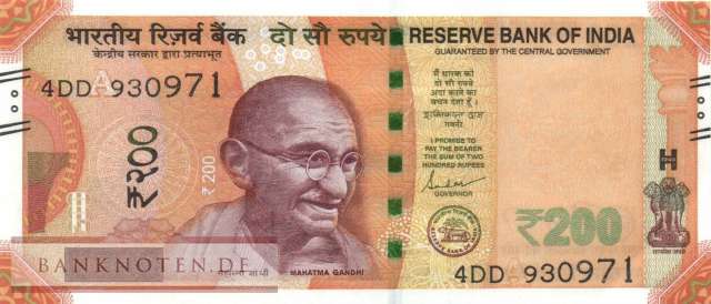India - 200  Rupees (#113s_UNC)