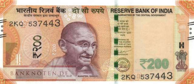 India - 200  Rupees (#113x_UNC)