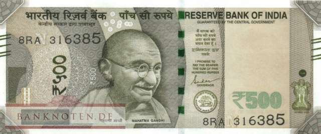 India - 500  Rupees (#114ar_UNC)