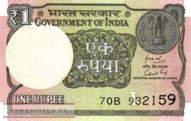 Indien - 1  Rupee (#117e_UNC)