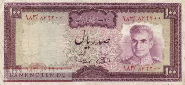 Iran - 100  Rials (#091a_F)