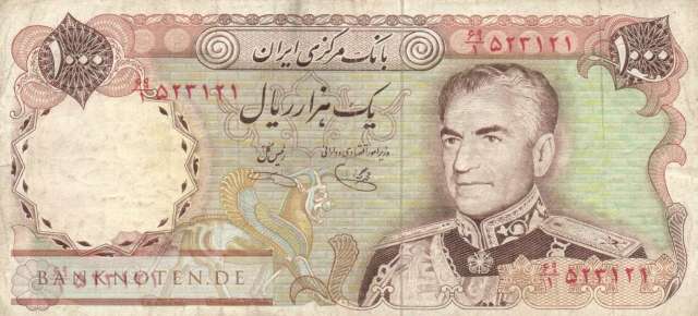 Iran - 1.000 Rials (#105d_F)