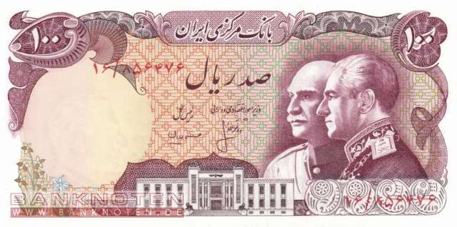 Iran - 100  Rials (#108_UNC)