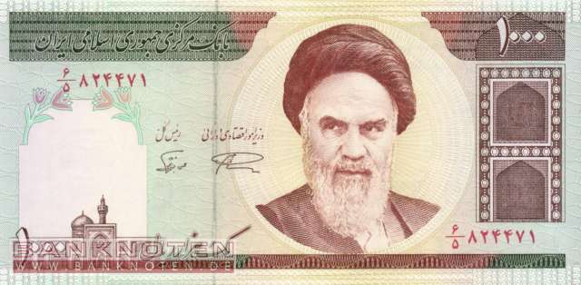 Iran - 1.000 Rials (#143c_UNC)