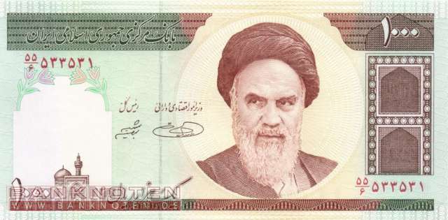 Iran - 1.000 Rials (#143d_UNC)