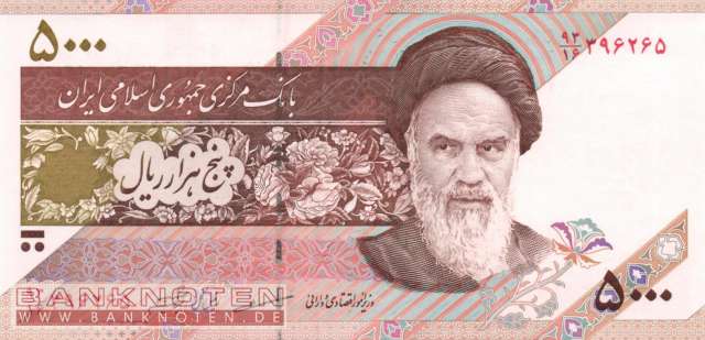 Iran - 5.000  Rials (#145e_UNC)