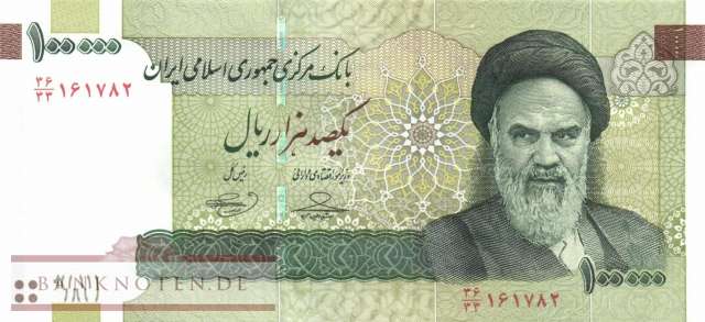 Iran - 100.000  Rials - Replacement (#151bR_UNC)