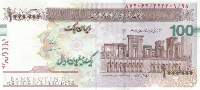 Iran - 1 Million Rials (#154A_UNC)