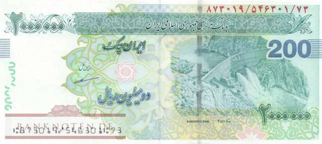 Iran - 2 Million Rials (#154C-1_UNC)