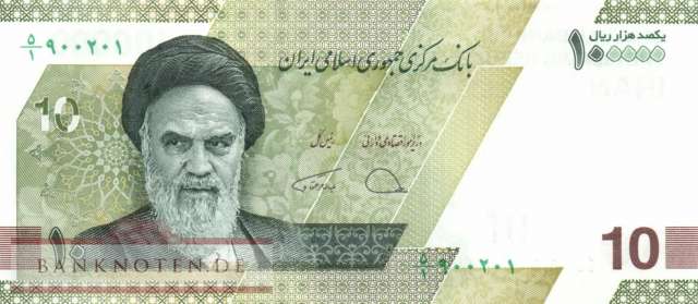 Iran - 100.000  Rials (#163-1_UNC)