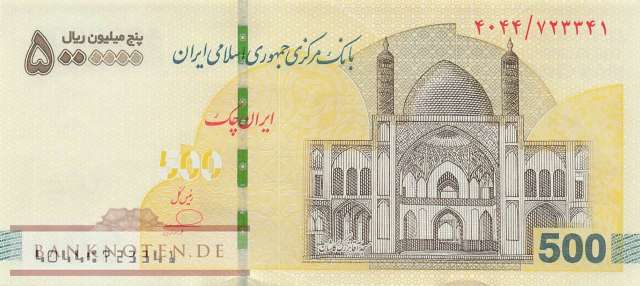 Iran - 500  Toman (#168a_UNC)