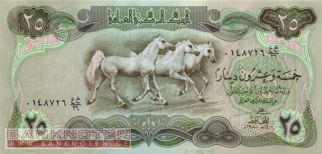 Iraq - 25 Dinars (#066b_UNC)