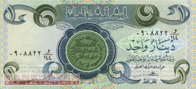 Irak - 1  Dinar (#069a-80_UNC)